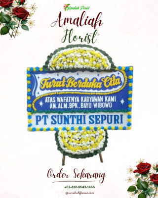 Papan Bunga Duka di Selibar
